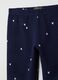 Girls' stretchy blue cotton leggings_2