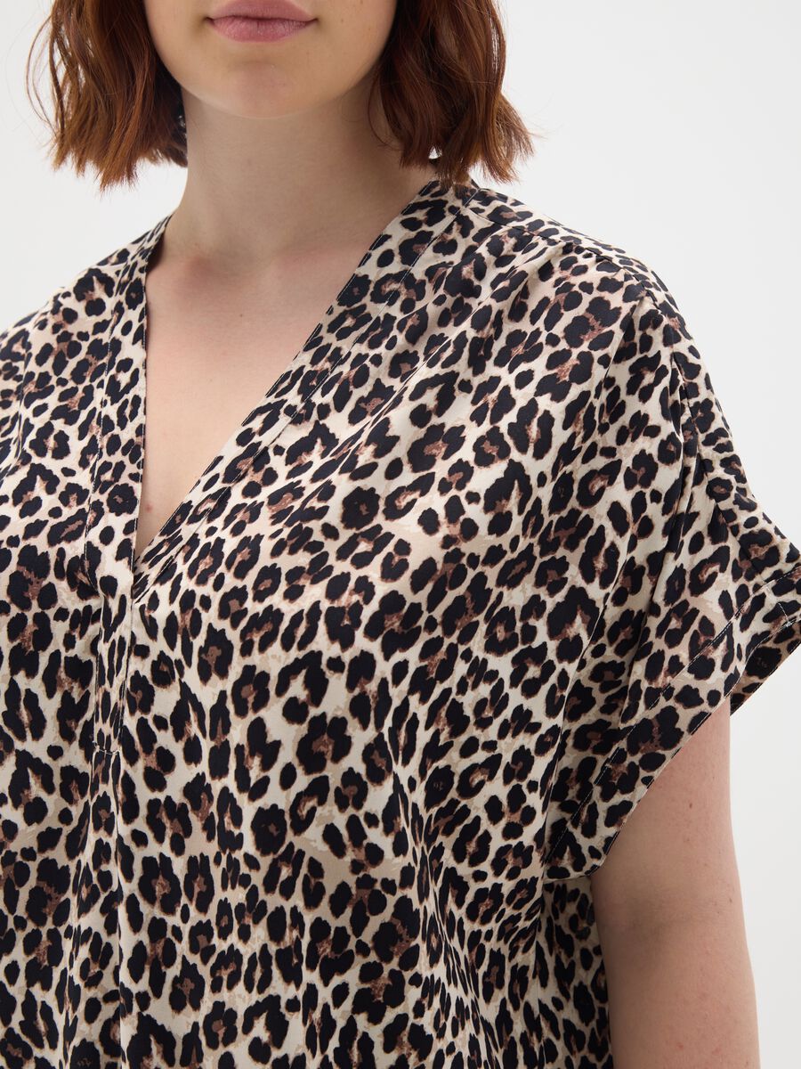 Multicolour pure viscose blouse regular fit_2
