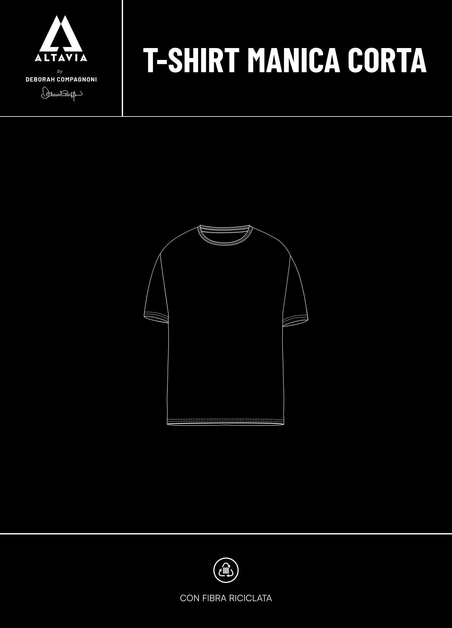 Cotton T-shirt with ALTAVIA print