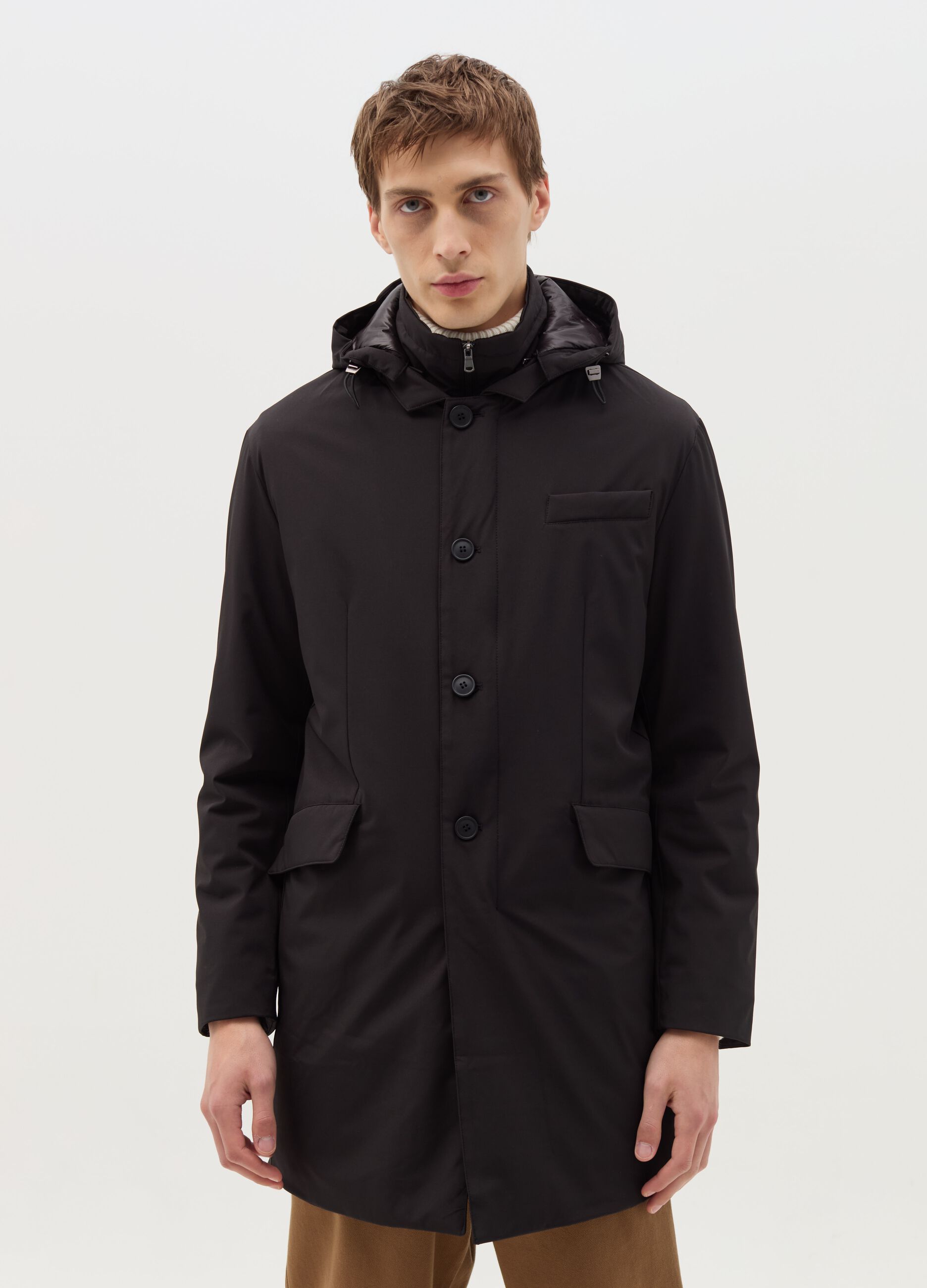 Cappotti Uomo Nero OVS