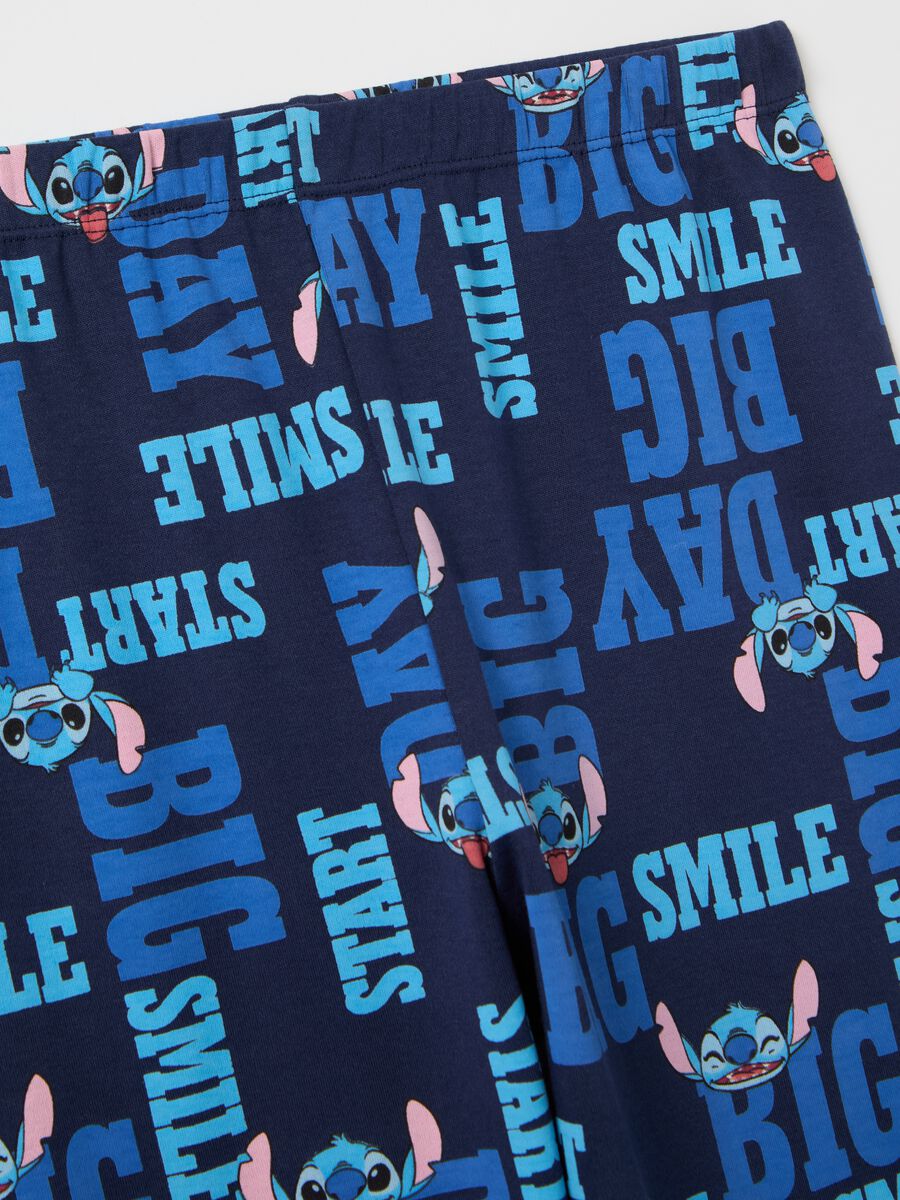 Pigiama in cotone con stampa Stitch_2