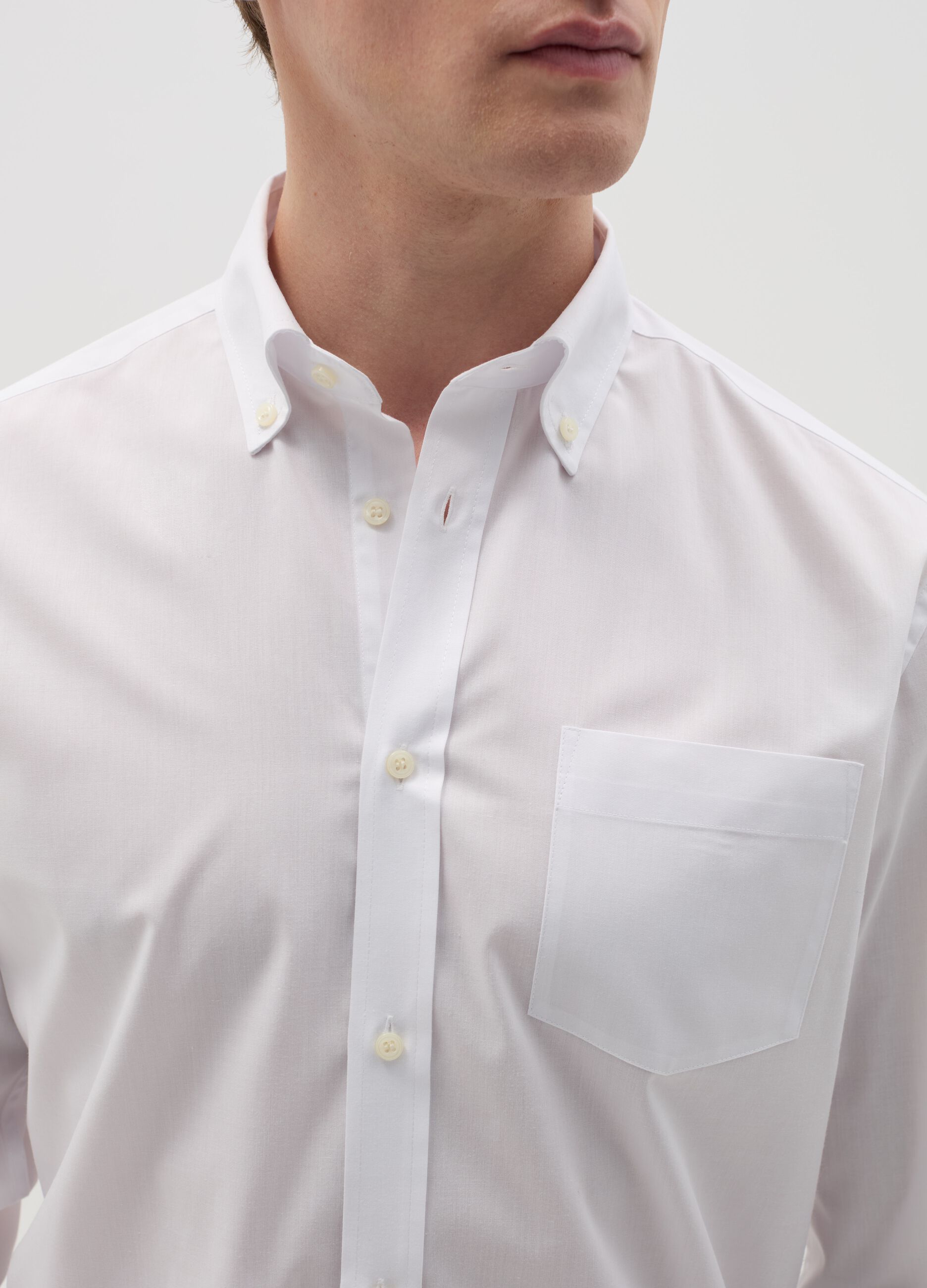 Regular-fit easy-iron shirt