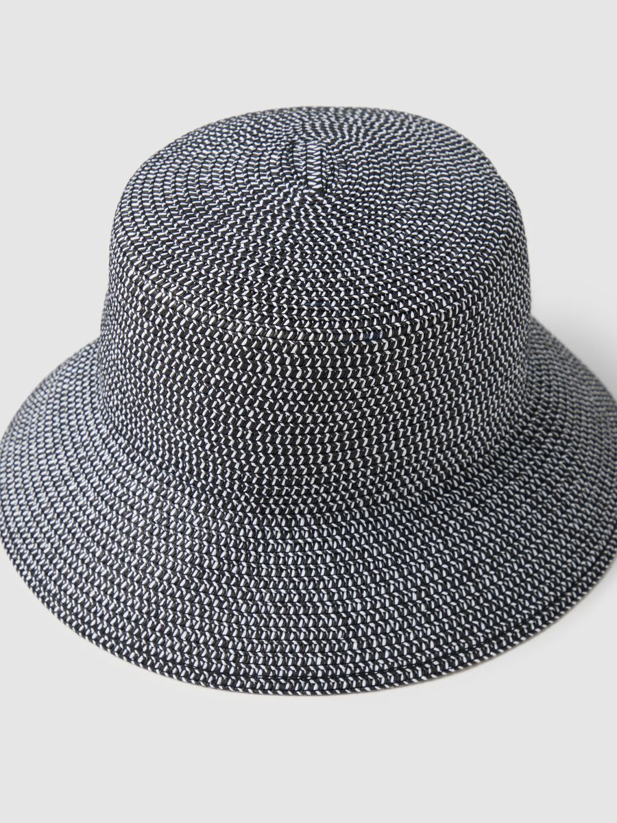 Women's Multicoloured Paper Fabric Hat_1