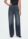 Grey pure cotton denim skater-fit jeans_1