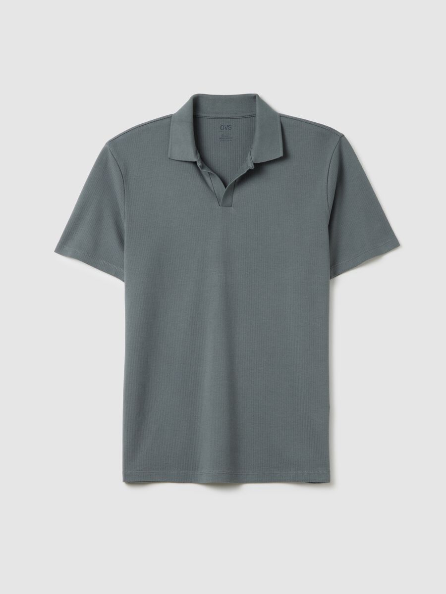 Polo da uomo in puro cotone verde regular fit_4