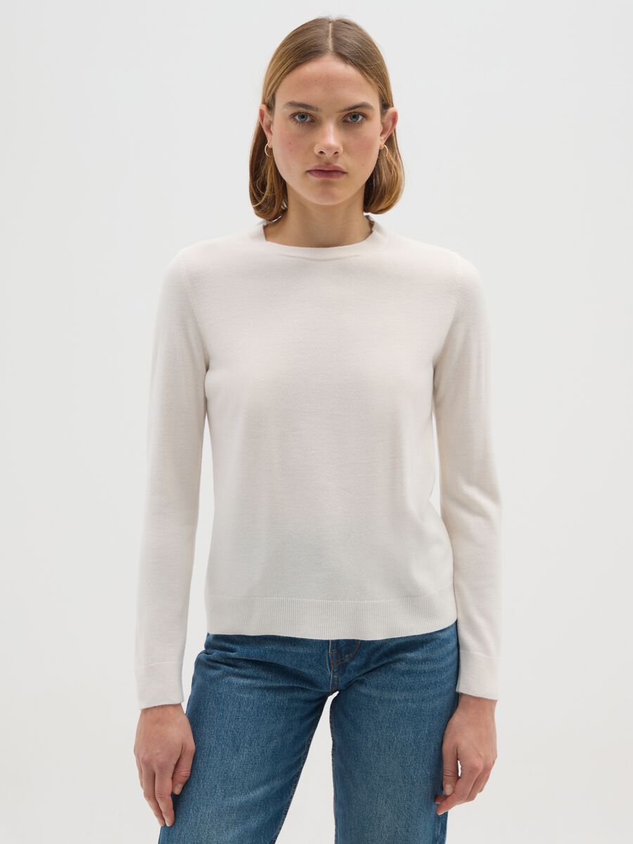 Maglione beige regular fit_0