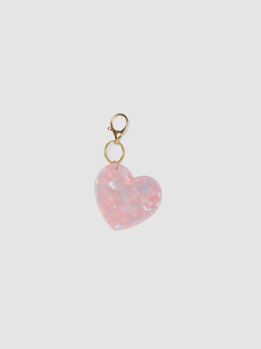 Pink Heart-Shaped Keychain_1