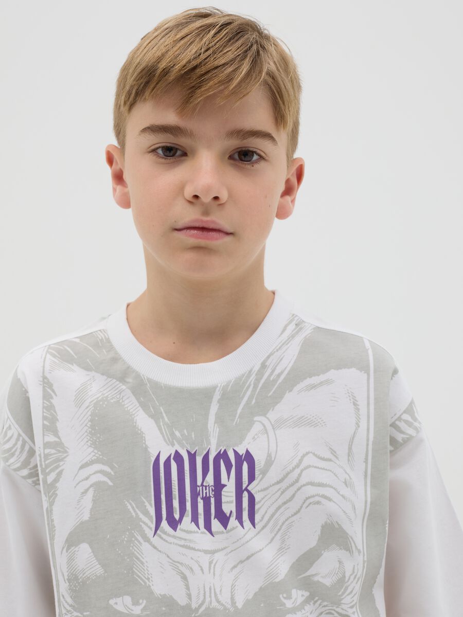 Cotton T-shirt with The Joker print_2