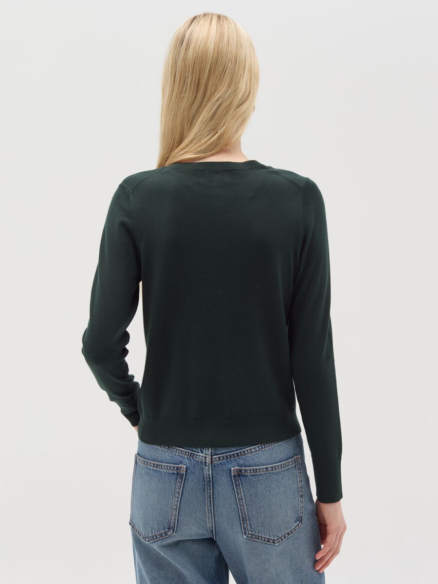 Cardigan con scollo rotondo_2
