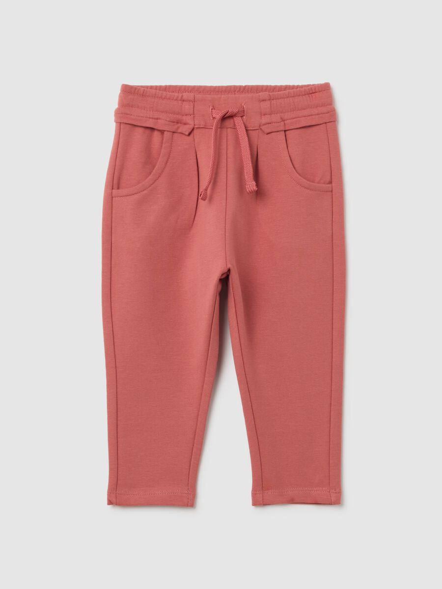 Stretch Pink Trousers for Girls_0