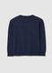 Children's blue cotton sweater regular fit_1