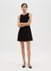 Black Sleeveless Slim Fit Short Dress_0