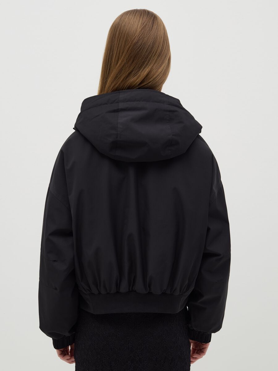 Short padded parka with hood_2