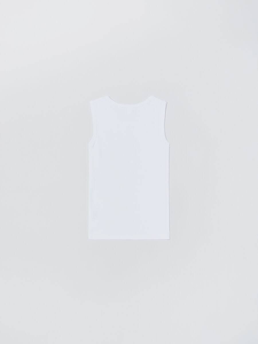 Bipack canotte in cotone con stampa_1