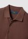 Brown pure cotton polo regular fit_5