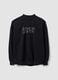 Black cotton-blend AC/DC print sweatshirt_0