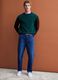 Green crew-neck jumper in stretch wool and alpaca, regular fit_2