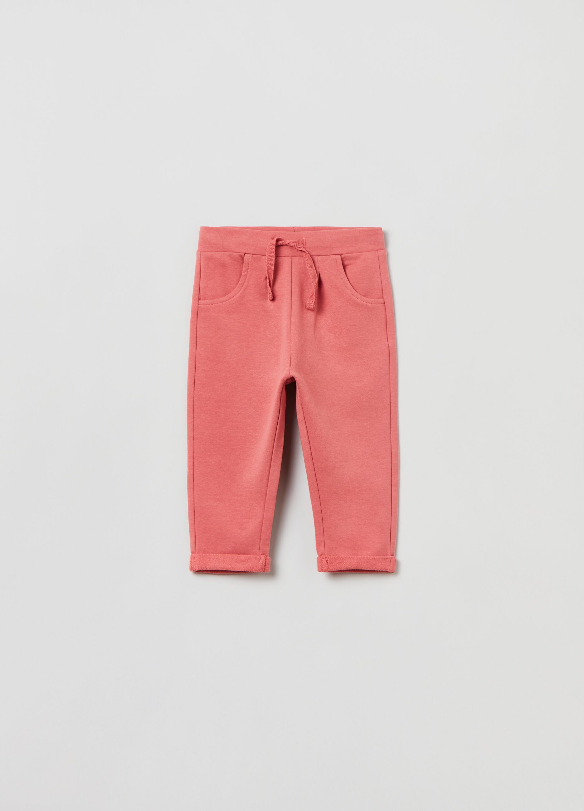 Joggers in French Terry con coulisse_0