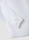 White pure cotton Oxford shirt with classic collar for boys_2