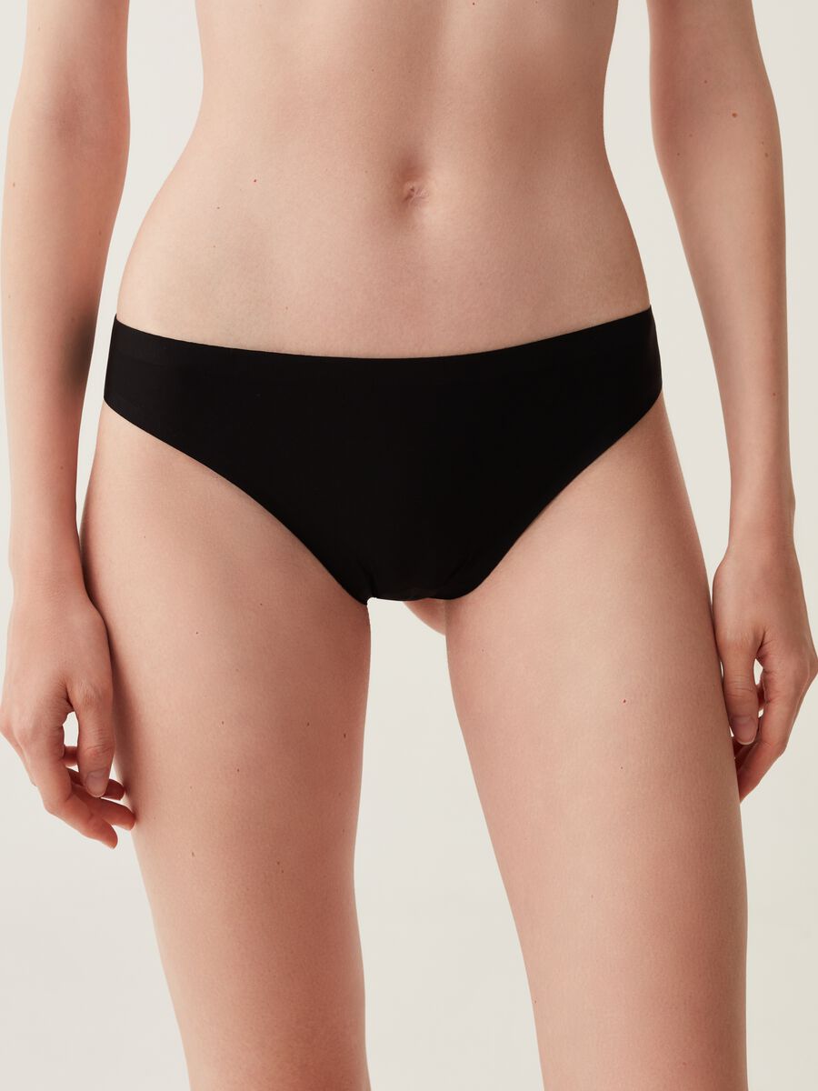 The One Brazilian-cut briefs without seams_1