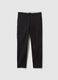 Pantaloni chino neri in cotone elasticizzato slim fit_4