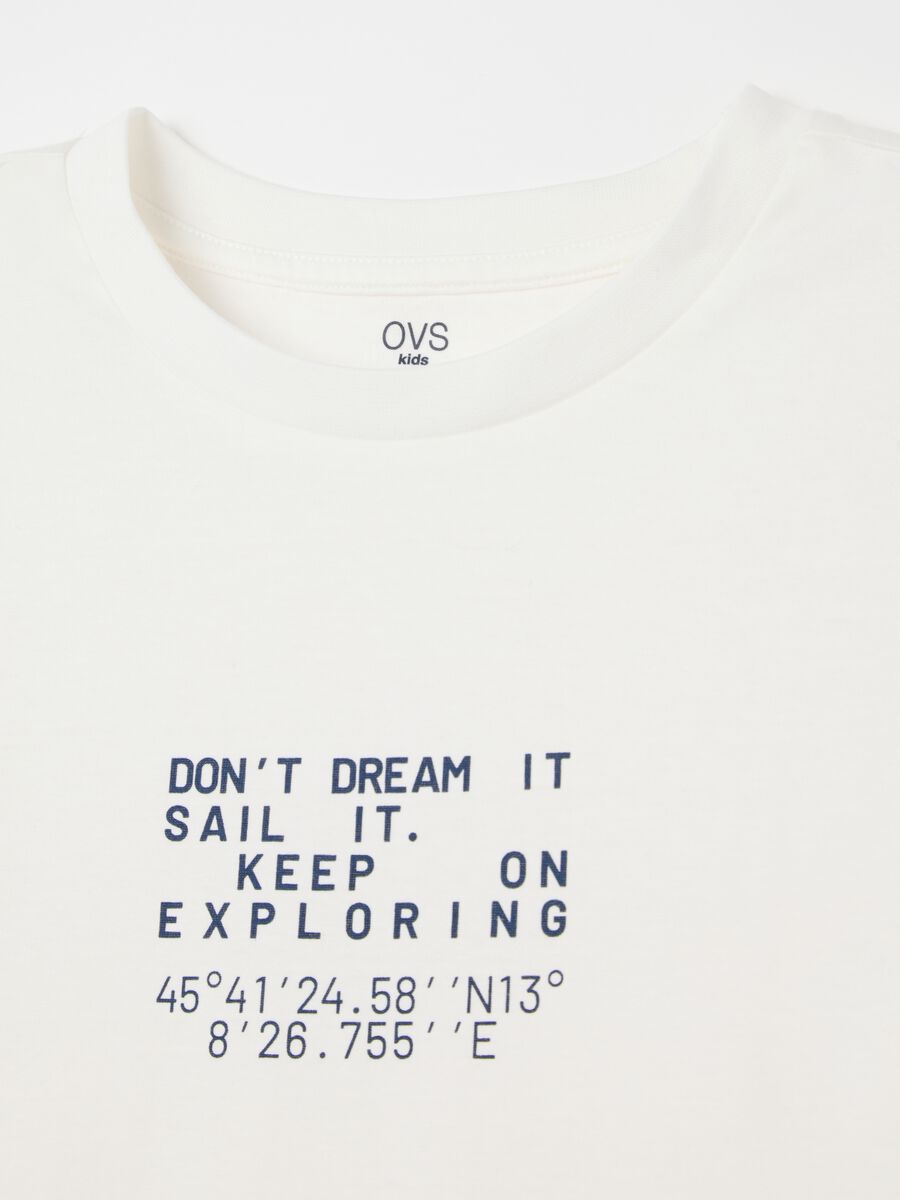 White and blue short cotton pyjamas_2