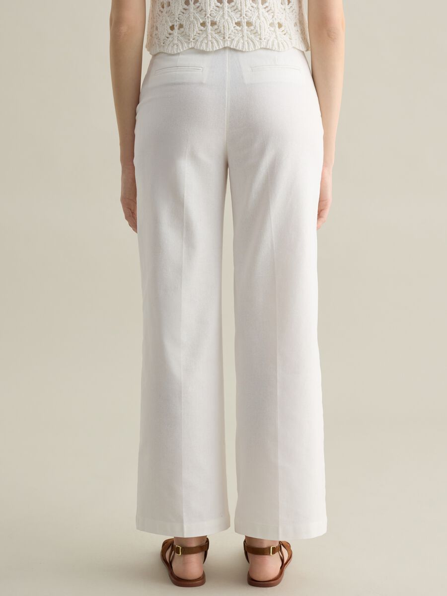 Wide-leg chino trousers_3