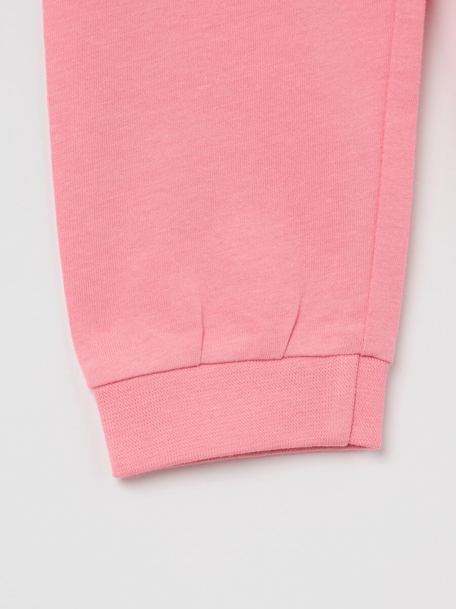 Pigiama in cotone con stampa "Frutta Party" bianco rosa_2
