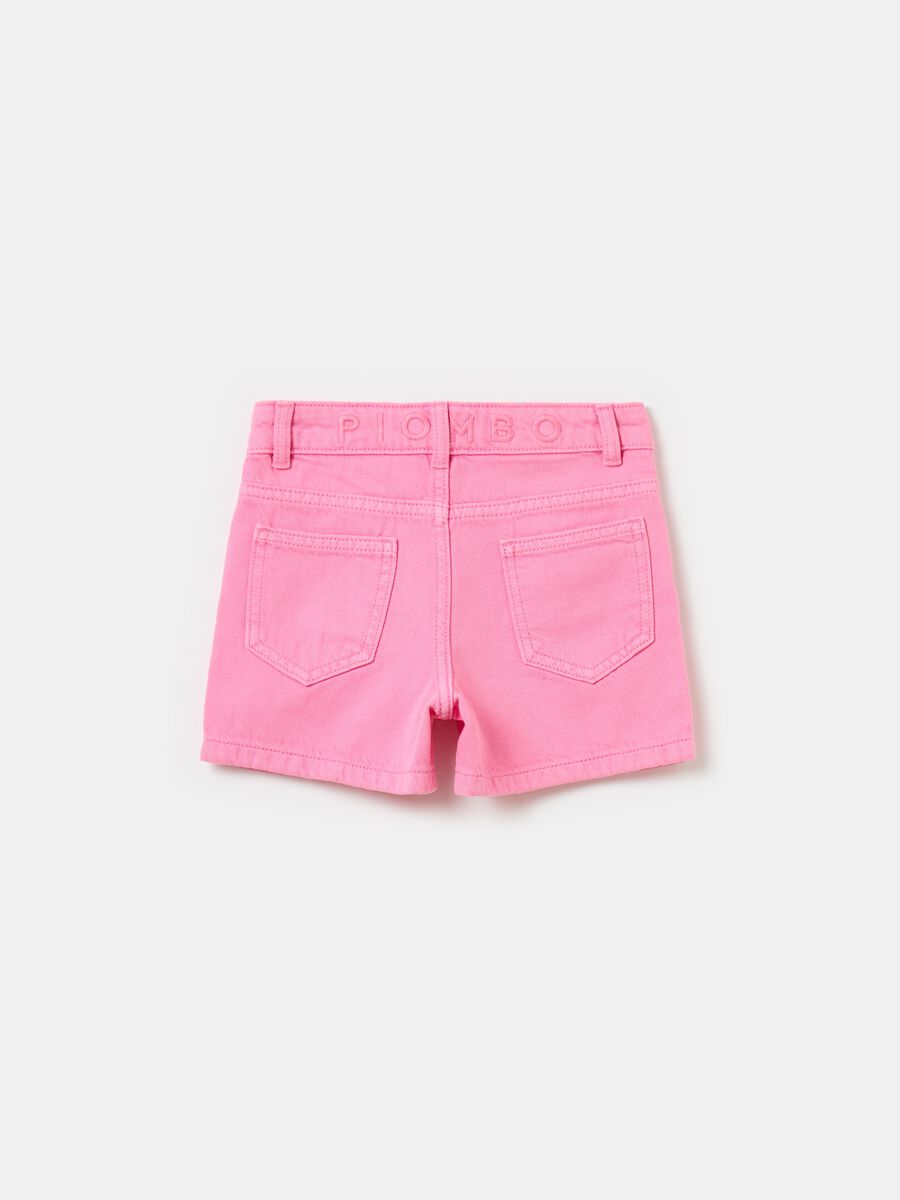 Drill shorts with five pockets_3