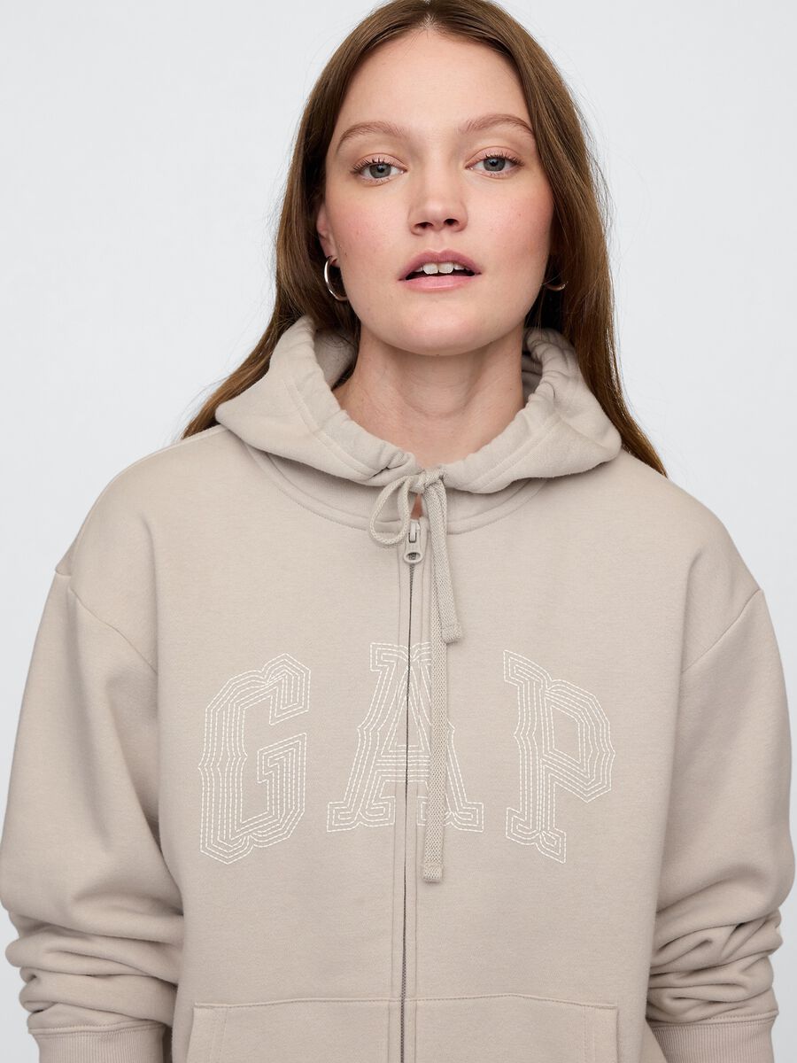 Felpa con cappuccio e full-zip_4