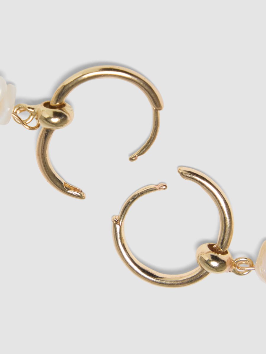 Gold-tone earrings with starfish charm_1