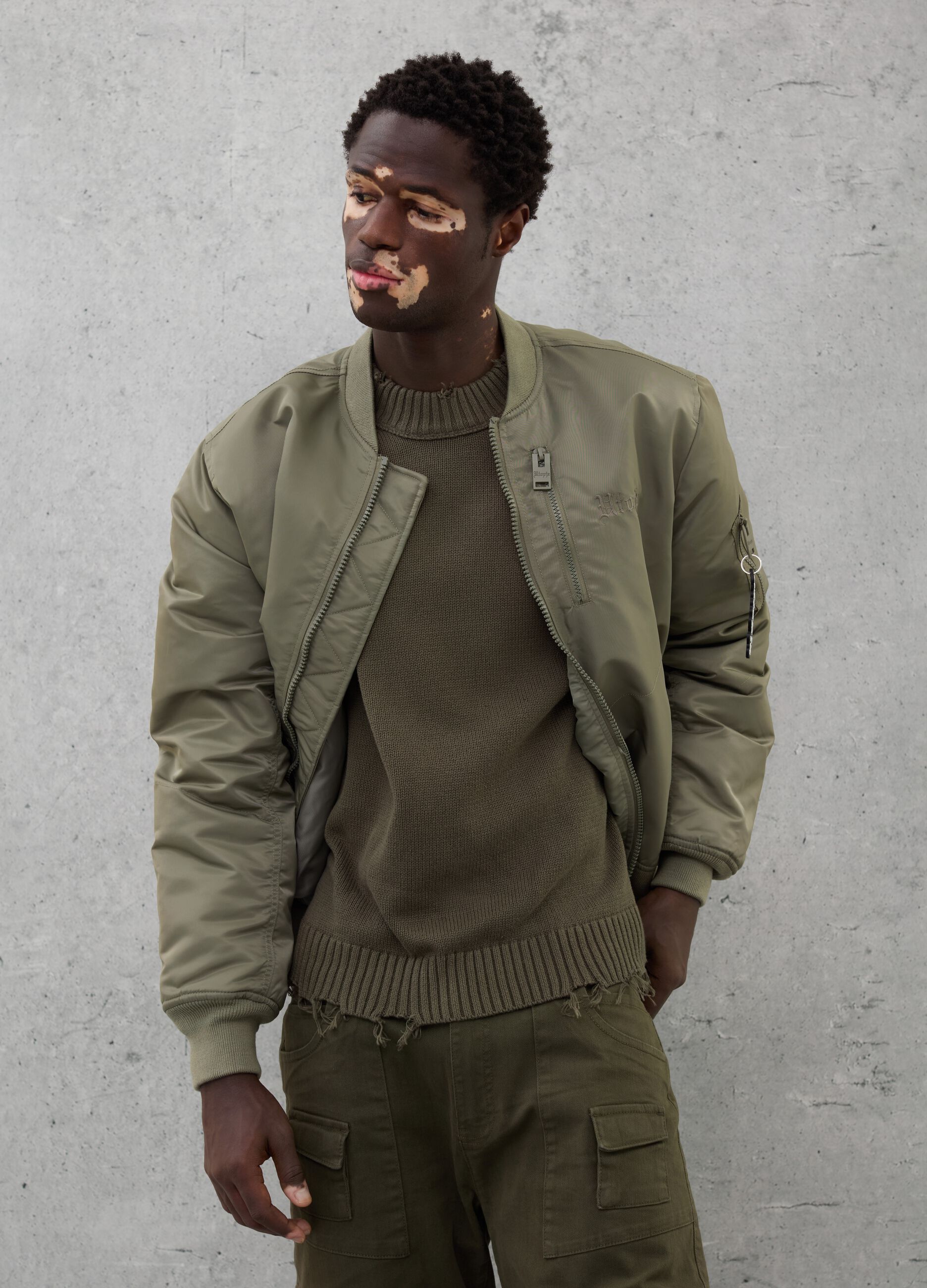 Perfect Bomber Jacket Military Green