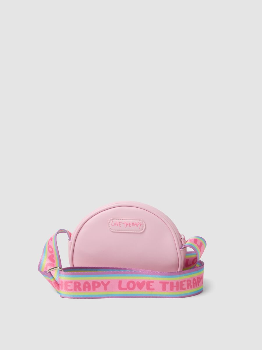 Pink crossbody bag with rainbow_1