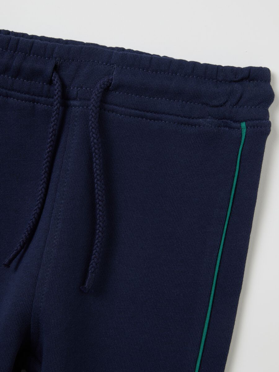 Green regular fit boys' outfit in pure cotton_3