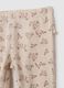 Baby Girl Beige Pure Cotton Leggings with Regular Fit_2