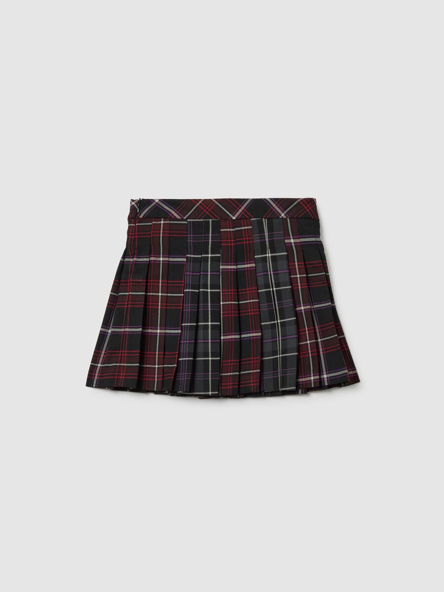 Multicolour Regular Fit Girls' Skirt_4