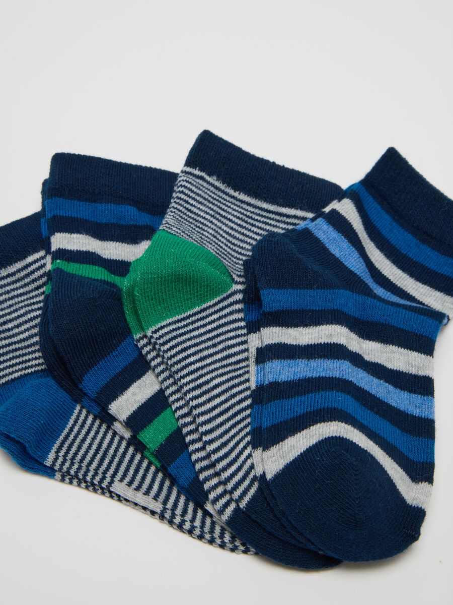 Set of two-pack children's socks in multicolour cotton blend_2