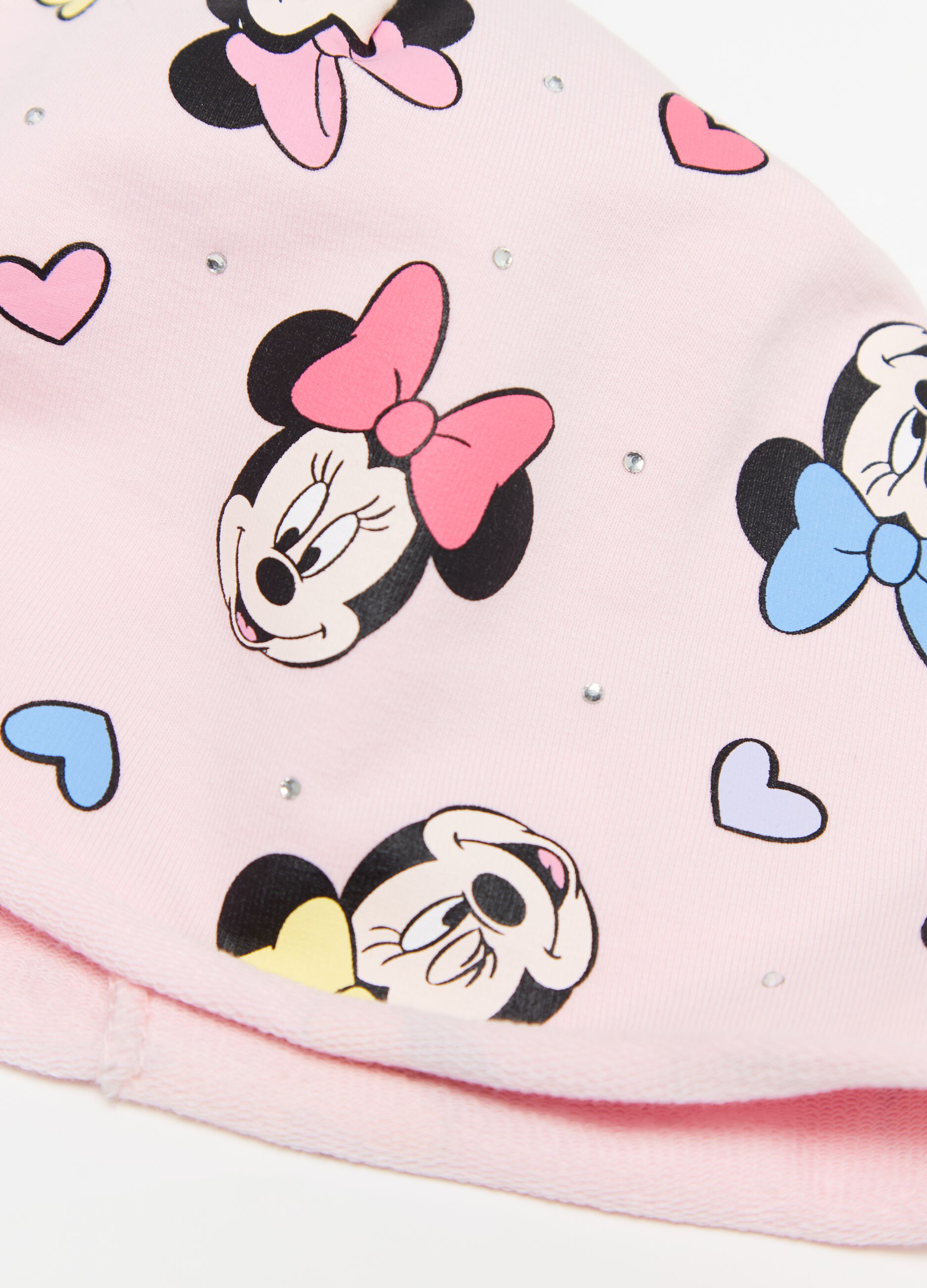 Berretto in cotone bio stampa Minnie