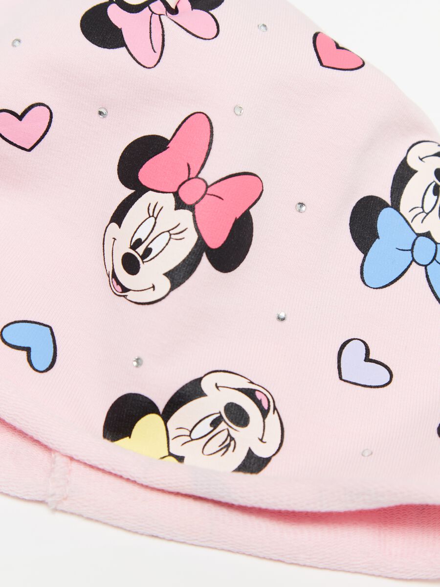 Organic cotton hat with Minnie Mouse print_1