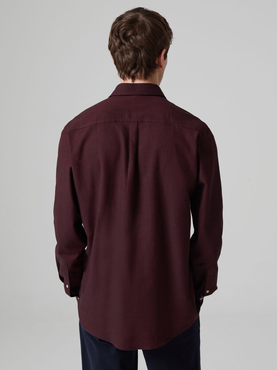 Camicia in flanella tinta unita_2