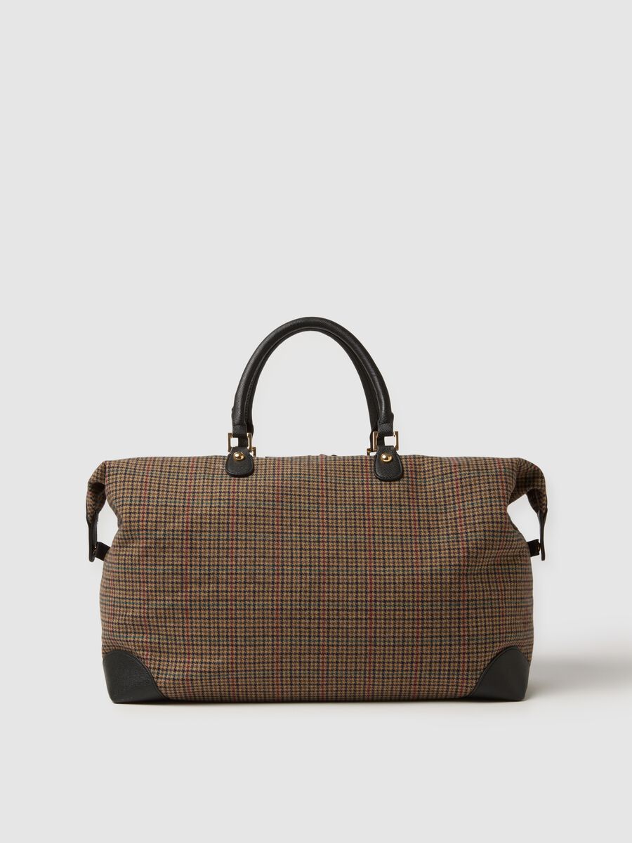 Brown Wool Blend Shoulder Bag_2