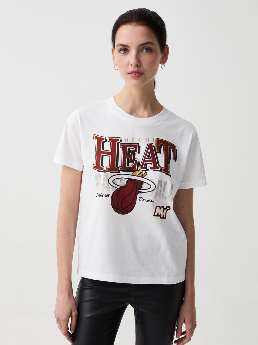 T-shirt with NBA Miami Heat print_0