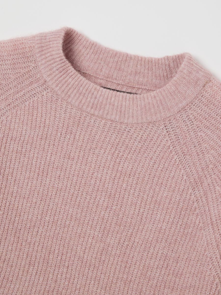 Maglione rosa regular fit_1