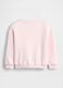 Pink cotton blend sweatshirt for baby girl regular fit with Minnie_1