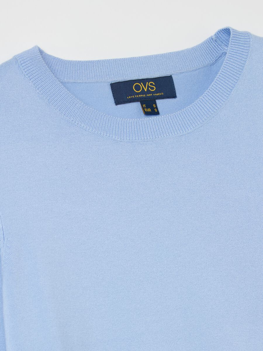 Top with round neck and long sleeves_5