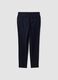 Blue pinstripe double-breasted stretch viscose suit_4
