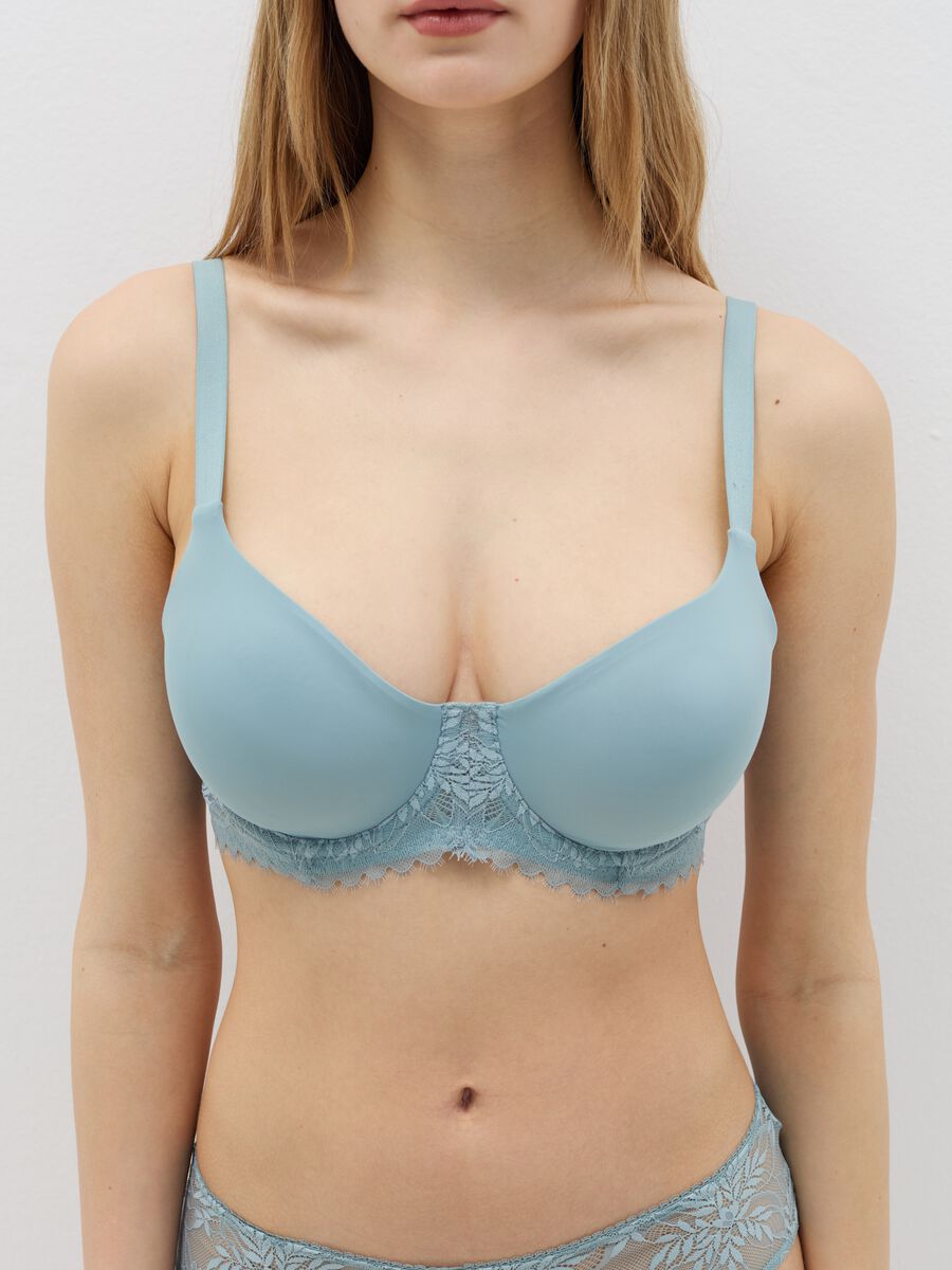 Stefanie balconette bra with lace_1
