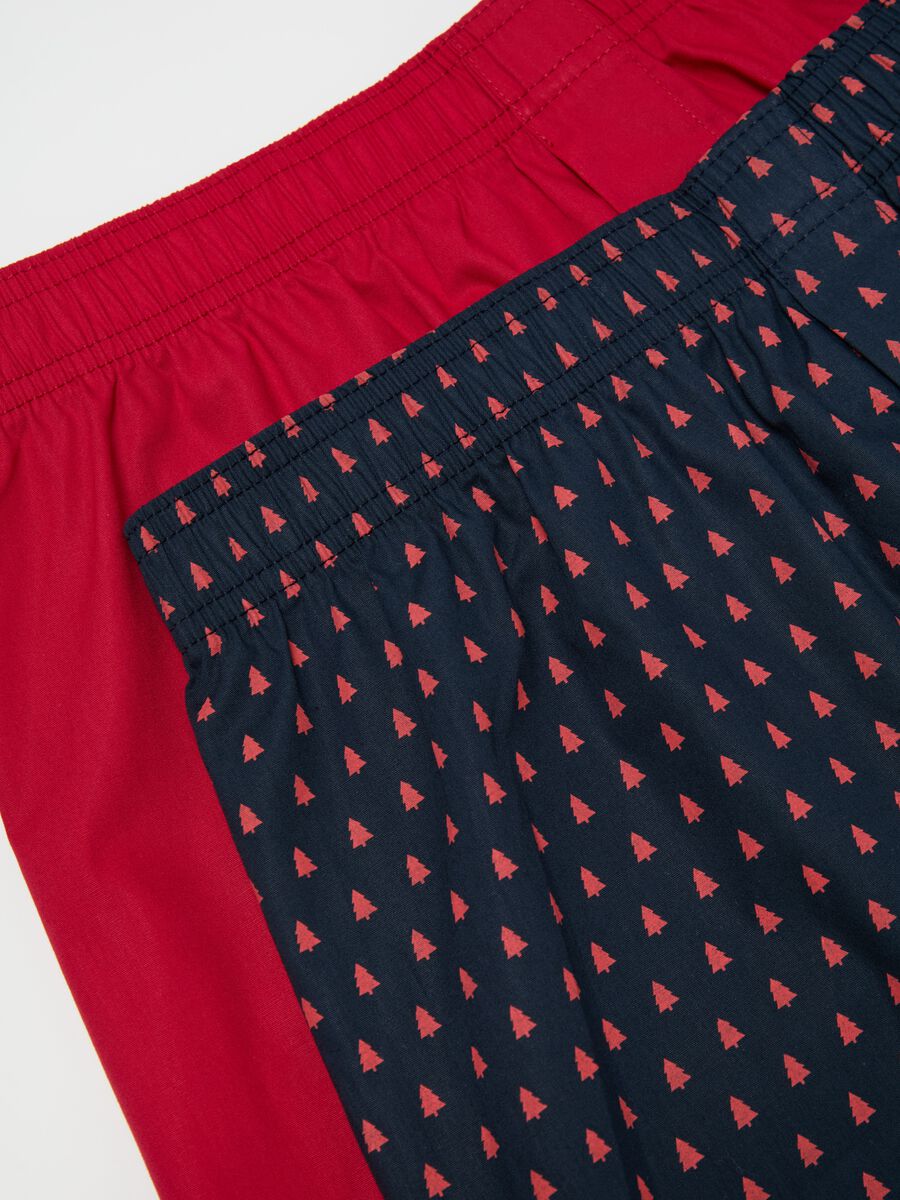 Two-pack boxer shorts in woven fabric with micro pattern_5