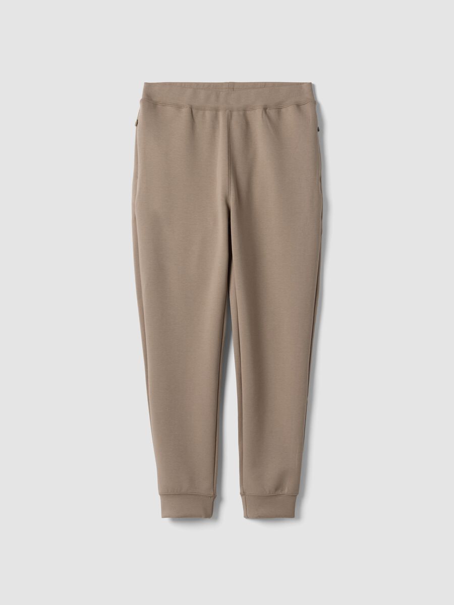 Jogger grigi regular fit in tessuto elasticizzato Easy dry_0