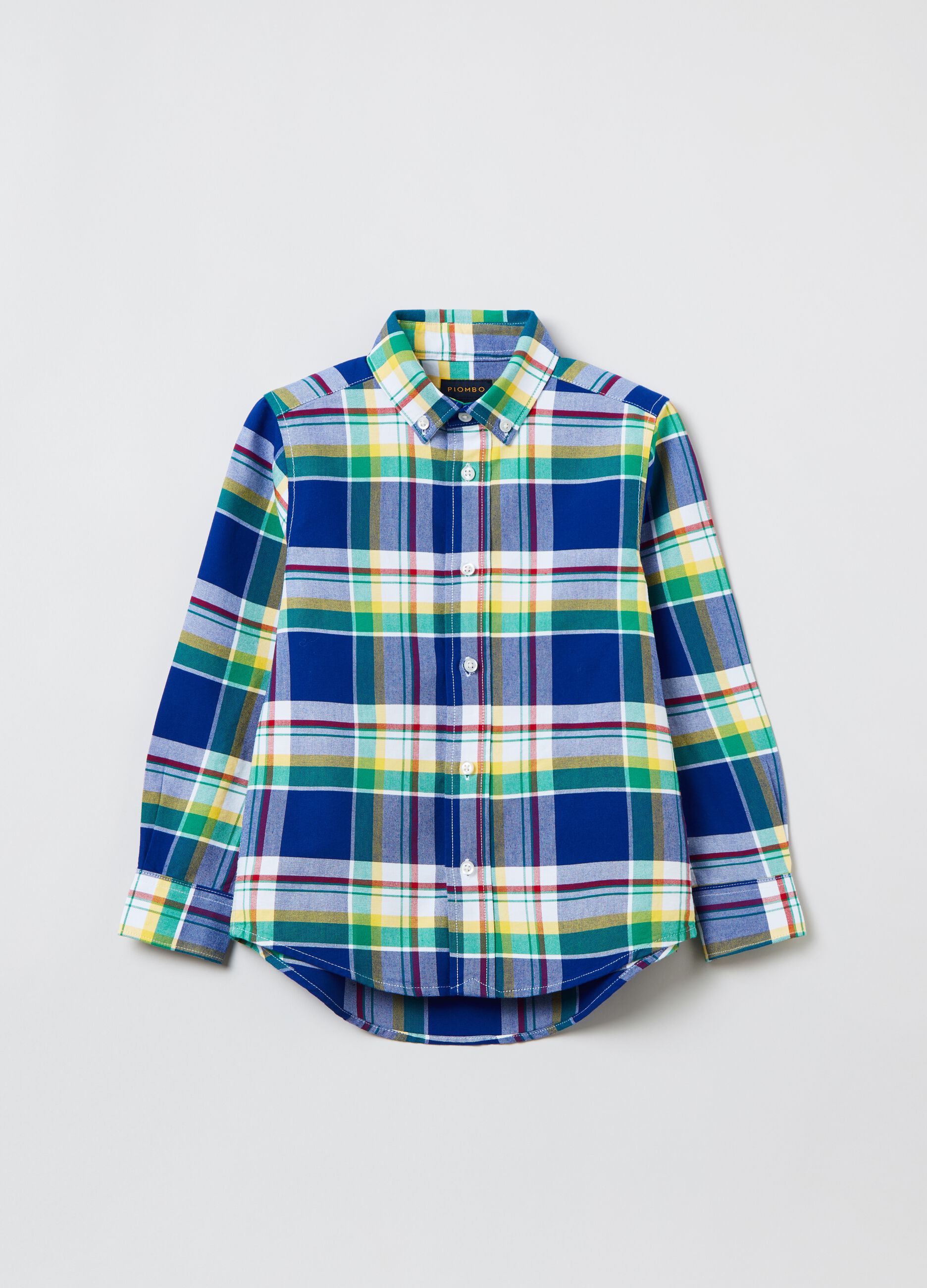Camicia con fantasia tartan_0